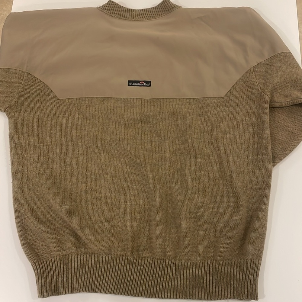 The RainSwetter outdoor tan sweater size XL mens - Picture 2 of 9